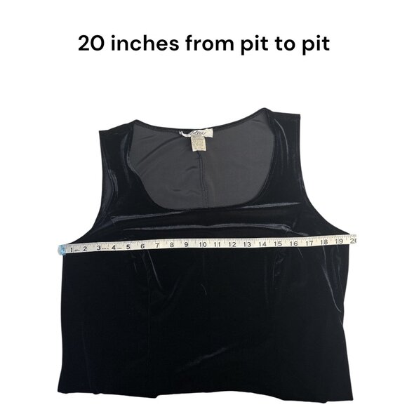 Fairy grunge Black Sleeveless Maxi Velvet Dress By Patra Woman Size 16 Polyester - Picture 7 of 9